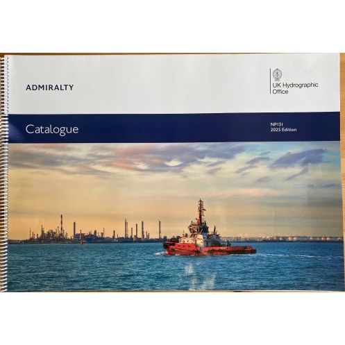 Catalogue Admiralty - NP131 - Cartes marines 2025