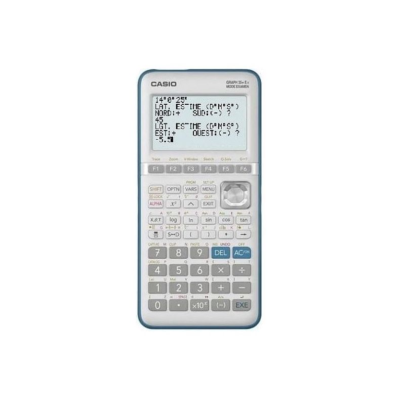 Casio GRAPH 35 avec logiciel de navigation astronomique Navastro