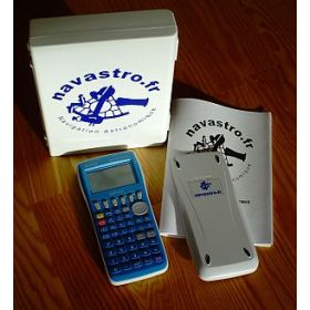Casio GRAPH 35 avec logiciel de navigation astronomique Navastro