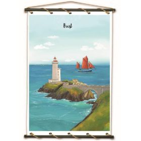 Toile tendue coton Brest