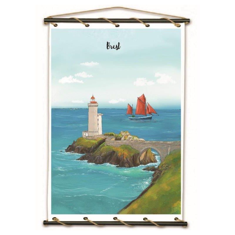 Toile tendue coton Brest