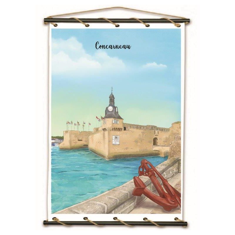 Toile tendue coton Concarneau