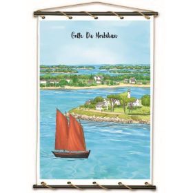 Toile tendue coton Golfe du Morbihan