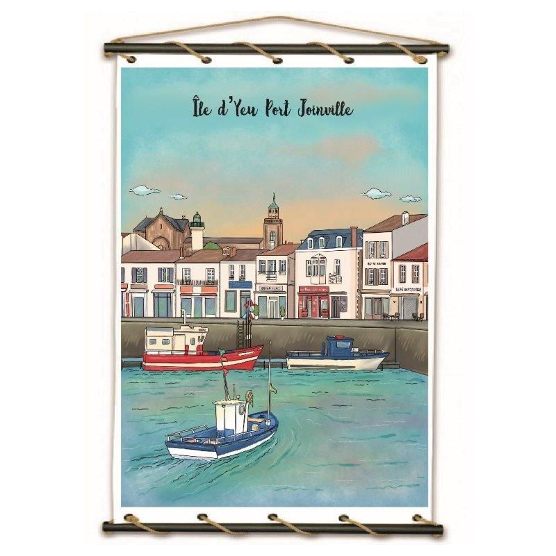 Toile tendue coton Port Joinville