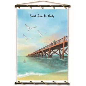 Toile tendue coton Saint Jean de Monts
