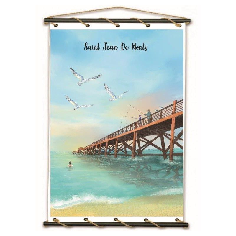 Toile tendue coton Saint Jean de Monts