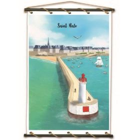 Toile tendue coton Saint Malo