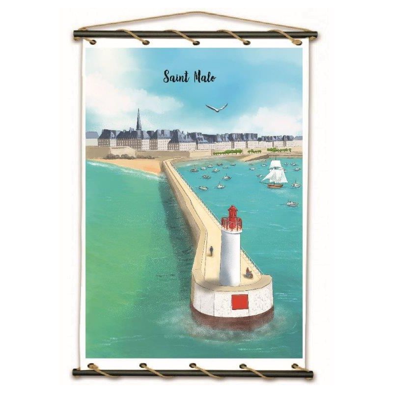 Toile tendue coton Saint Malo