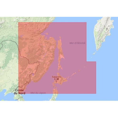 C-map M-RS-D207-MS Hokkaido and Sakhalin islands