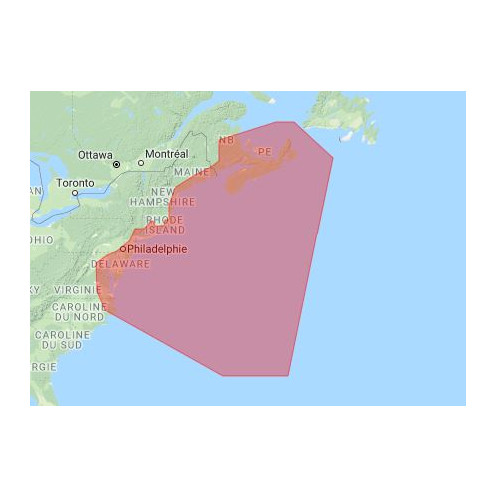 C-map M-NA-D062-MS Nova Scotia to Chesapeake bay