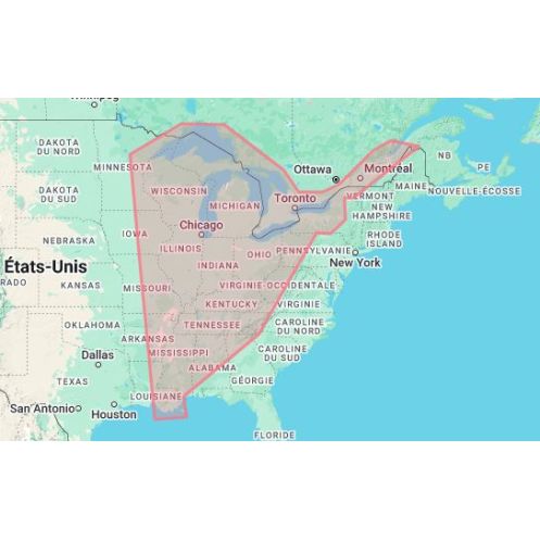 C-map M-NA-D053-MS Great lakes and rivers continental C-map M-NA-D053-MS Great lakes and rivers continental
