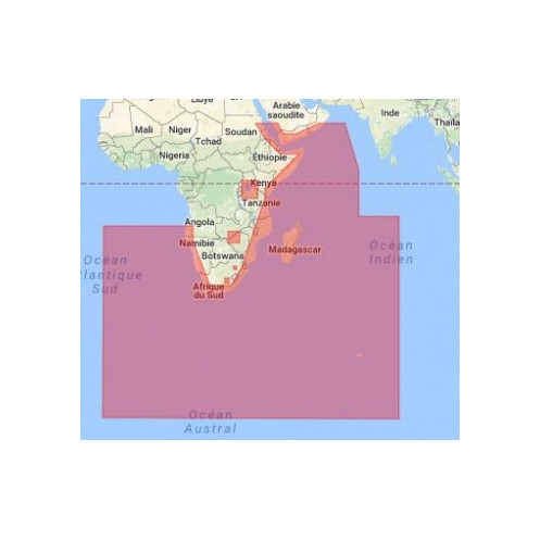 C-map - M-AF-T-209-D - digital nautical chart - South and east Africa