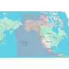 C-map - M-NA-D035-MS - carte marine numérique - Côte Pacifique : du Panama au continent de l'Alaska