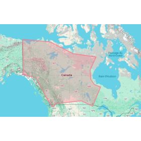 C-map M-NA-D051-MS Canada lakes west