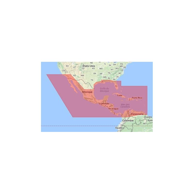 C-map - M-NA-T-205-R - digital nautical chart - Central America and Caribbean