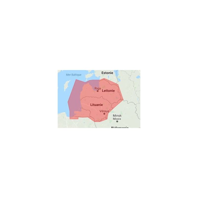 C-map - M-EN-Y213-MS - carte marine numérique - Lettonie, Lituanie et Russie