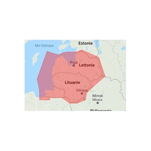 C-map - M-EN-Y213-MS - carte marine numérique - Lettonie, Lituanie et Russie