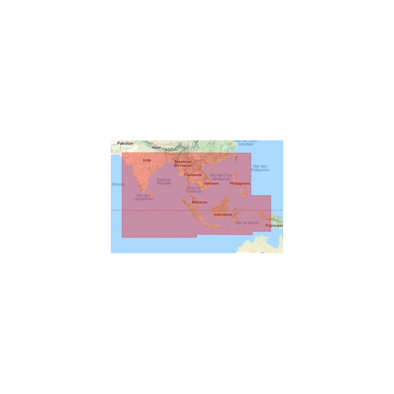 C-map M-AS-D050-MS Asia South continental