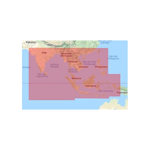 C-map M-AS-D050-MS Asia South continental