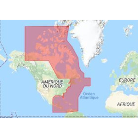 C-map M-NA-D033-MS Atlantic coast, Gom and Caribean continental