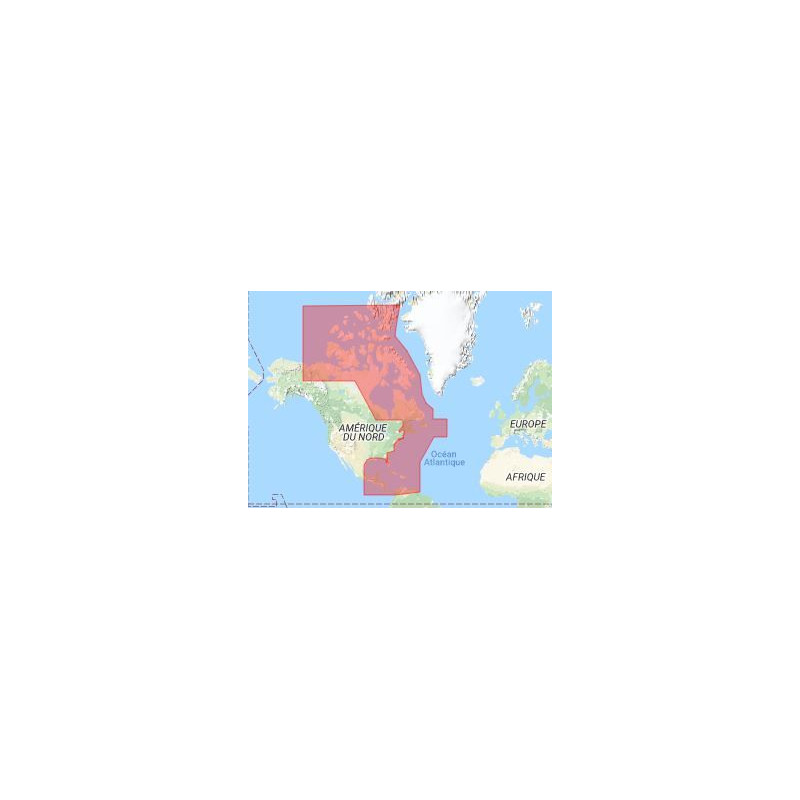 C-map M-NA-D033-MS Atlantic coast, Gom and Caribean continental