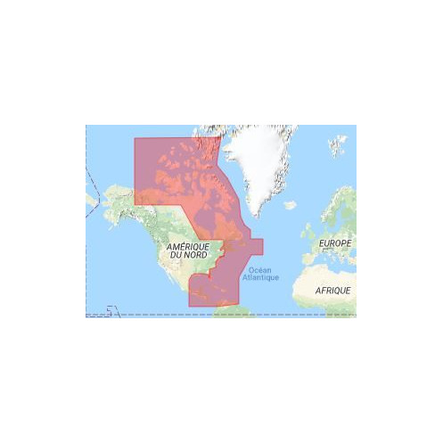 C-map M-NA-D033-MS Atlantic coast, Gom and Caribean continental