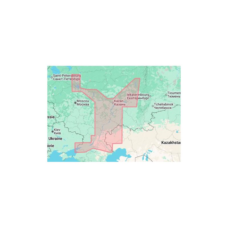C-map - M-RS-Y210-MS - carte marine numérique - Volga, Kama, Volgo - Balt et Volgo - Don