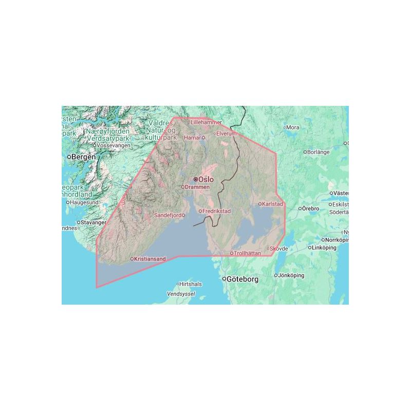 C-map - M-EN-D584-MS - digital nautical chart - Fiskebaeckskil - Lyngdal
