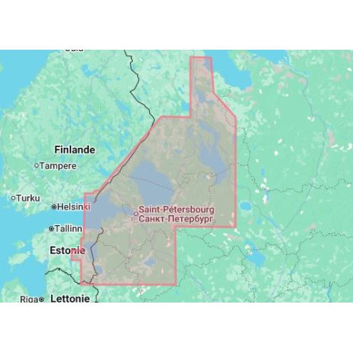 C-map - M-RS-D604-MS - digital nautical chart - Russian north west lakes and rivers