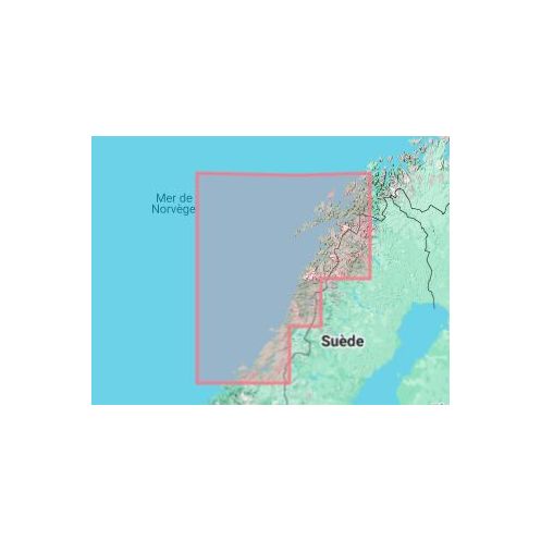 C-map - M-EN-D594-MS - carte marine numérique - Kristiansund - Finnsnes