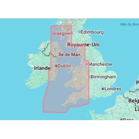 C-map - M-EW-D321-MS - carte marine numérique - Mer d'Irlande et canal de Bristol