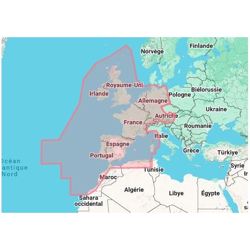 C-map - M-EW-Y060-MS - digital nautical chart - Central, west Europe continental