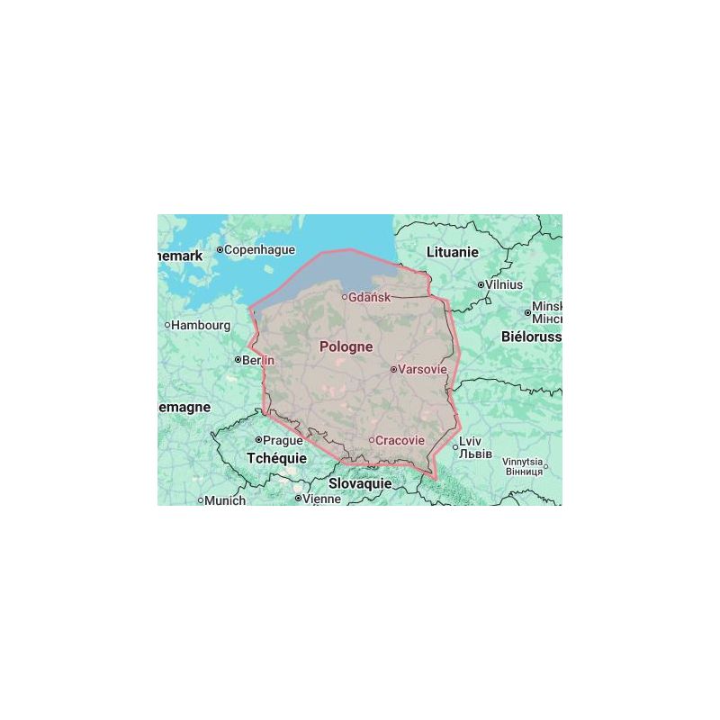 C-map - M-EN-Y214-MS - digital nautical chart - Polish coast and inland