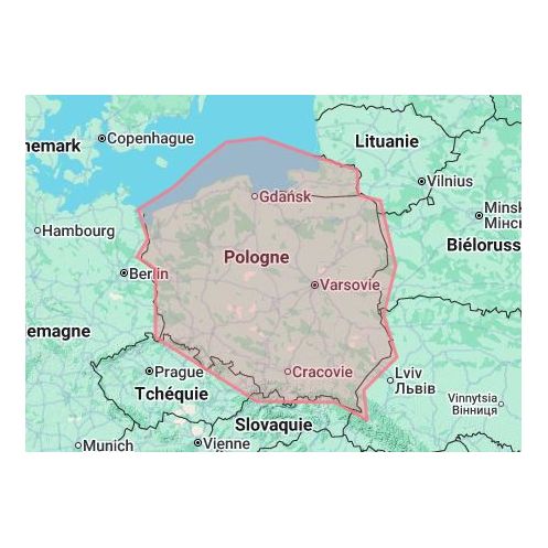 C-map - M-EN-Y214-MS - digital nautical chart - Polish coast and inland