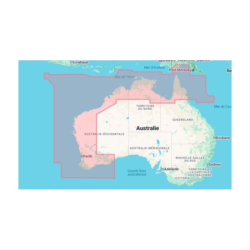 C-map - M-AU-T-012-R - carte marine numérique - Esperance à Cairns