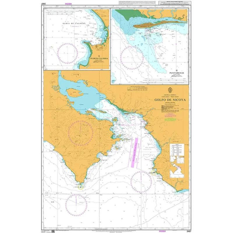 Admiralty - 2497 - nautical chart - Golfo de Nicoya