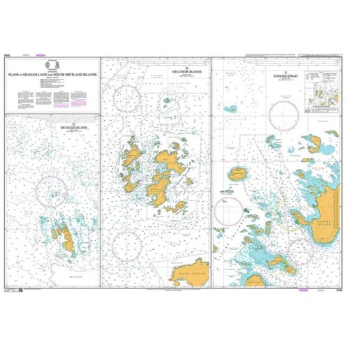 Admiralty - 3463 - nautical chart - Plans in Graham Land and South Shetland Islands