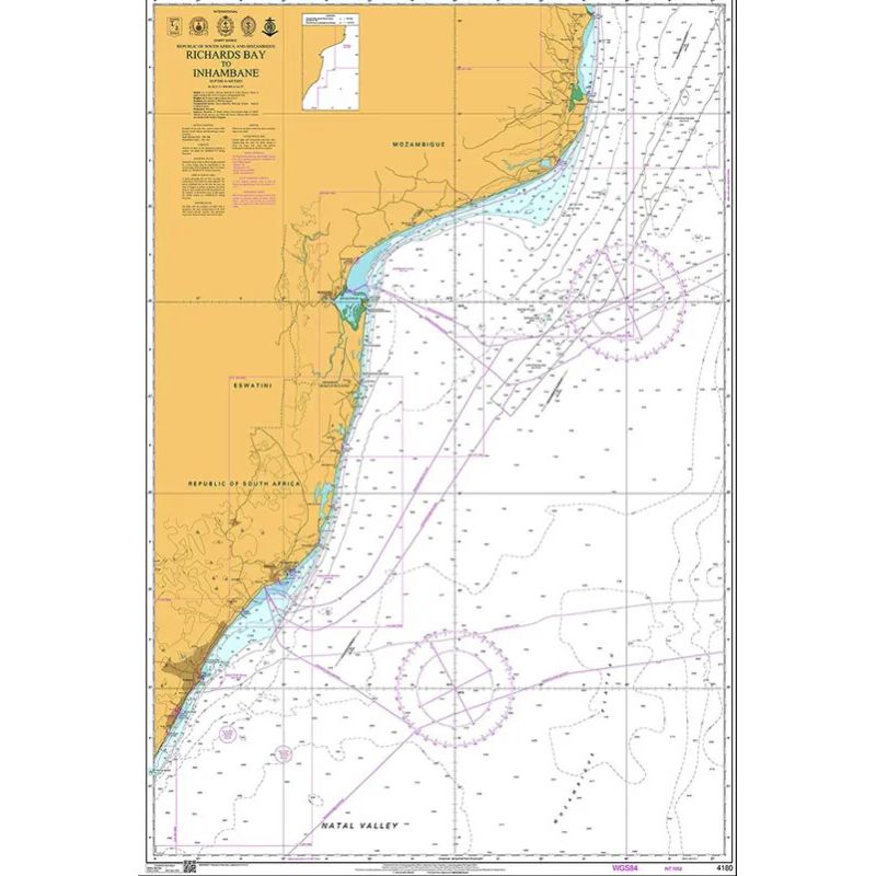 Admiralty - 4180 - nautical chart - Richards Bay to Inhambane