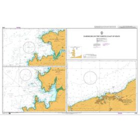 Admiralty - 4742 - nautical chart - Harbours on the North Coast of Spain