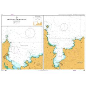 Admiralty - 4743 - nautical chart - Ports on the North Coast of Spain