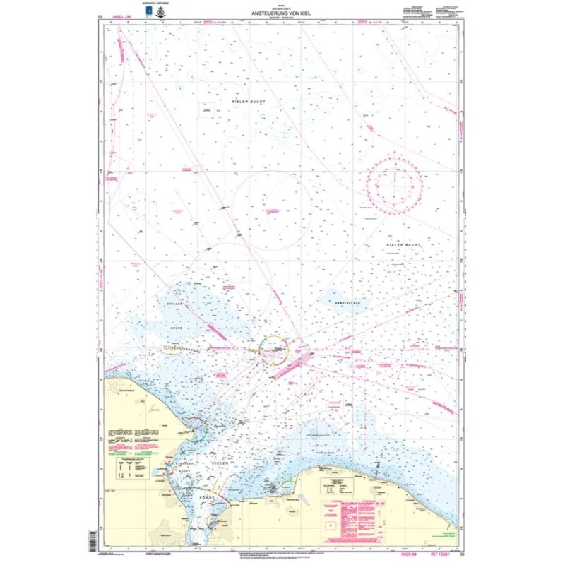 DHO - DE33 - nautical chart - Approaches to Kiel