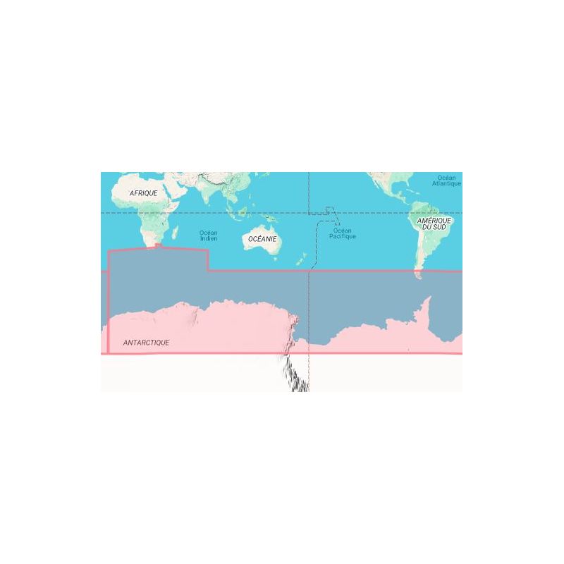 C-map - M-AF-T-003-D - carte marine numérique - Antarctique