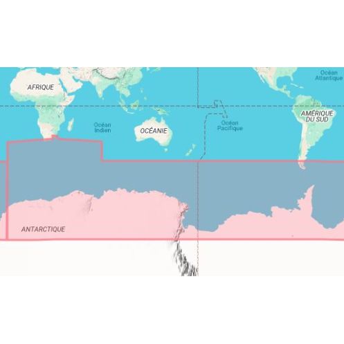 C-map - M-AF-T-003-D - carte marine numérique - Antarctique