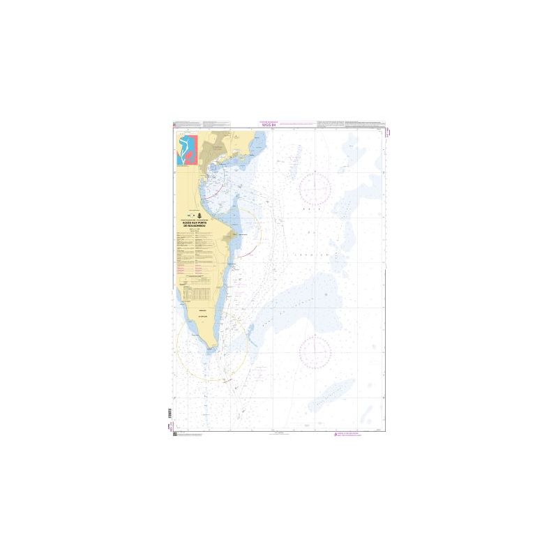 Shom C - 7567C - carte marine - Accès aux ports de Nouadhibou