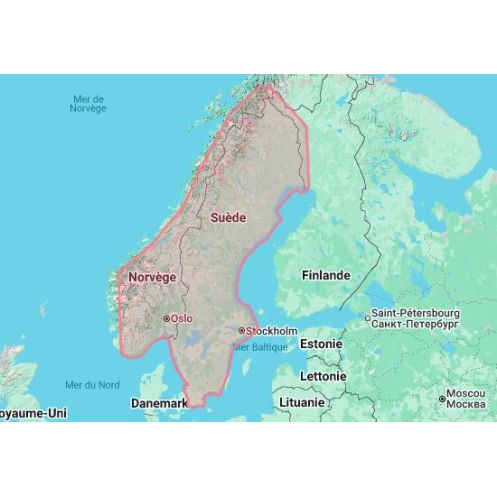 C-map - M-EN-T-580-R - digital nautical chart - Norway and Sweden inland