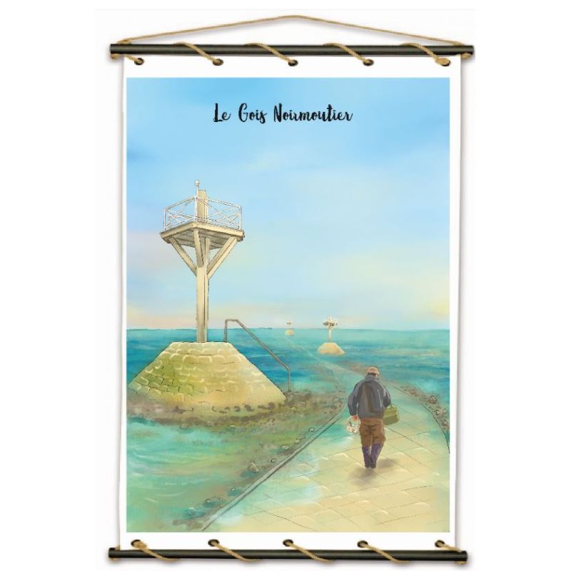 Toile tendue coton - le Gois