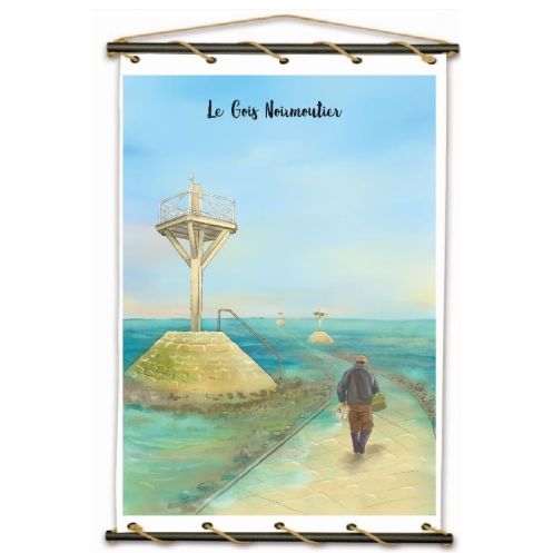 Toile tendue coton - le Gois