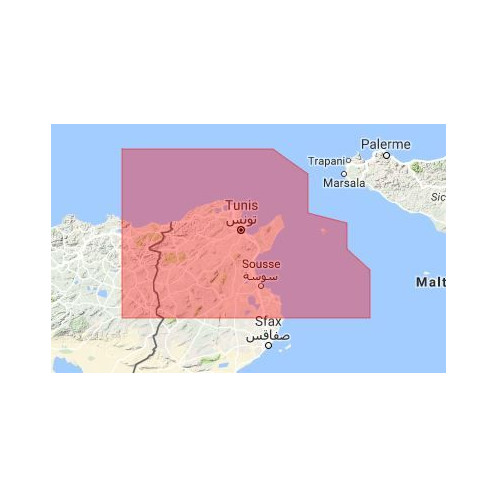 C-map M-EM-M980-MS Northern Tunisia