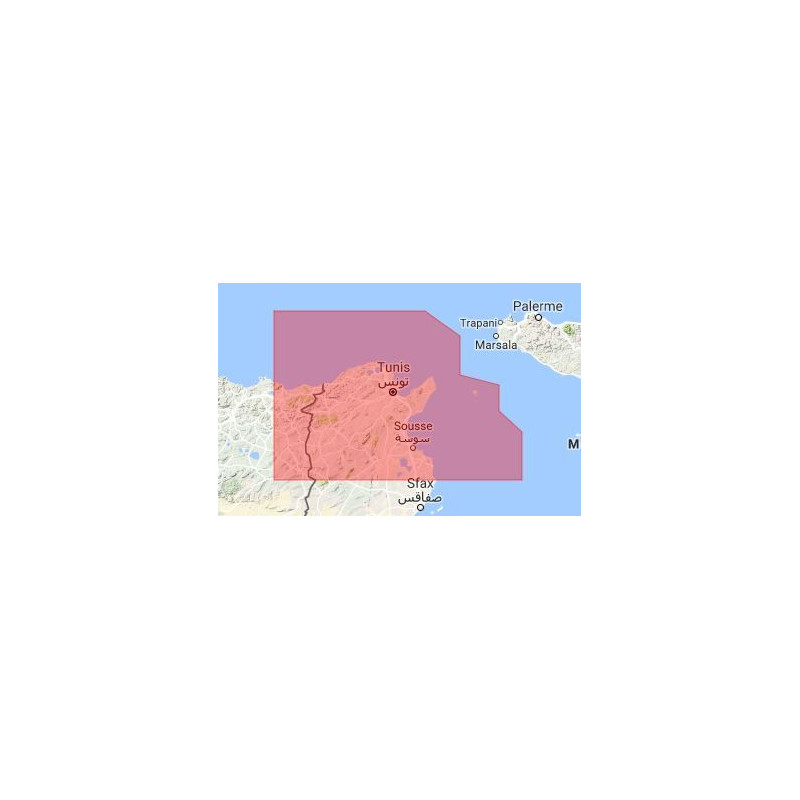 C-map M-EM-M080-MS Northern Tunisia