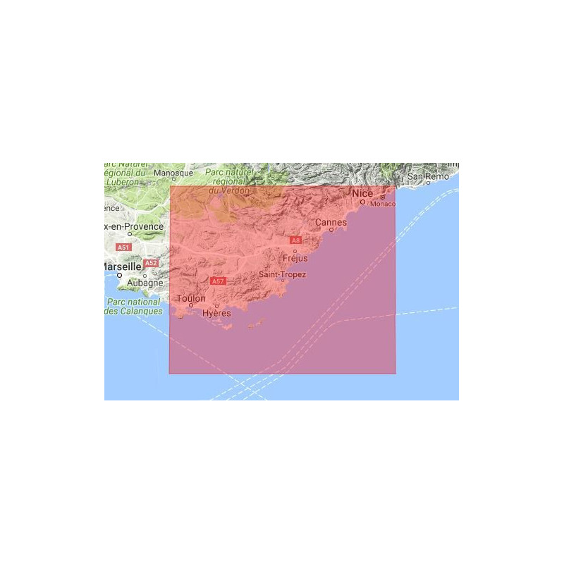 C-map M-EM-M073-MS France Mediterranean east